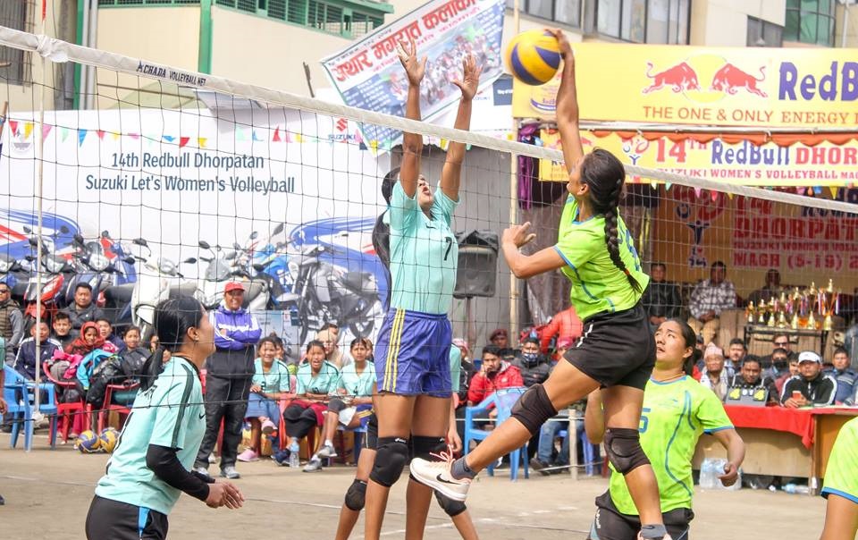 APF victorious in women volleyball competition