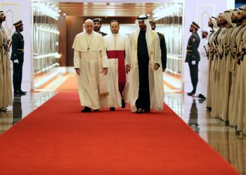 Pope arrives in UAE for historic Gulf visit, condemns Yemen war