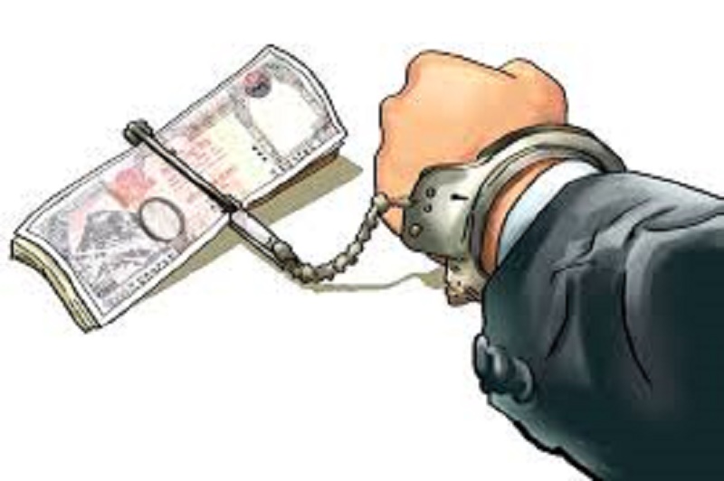 Revenue official held with bribe money