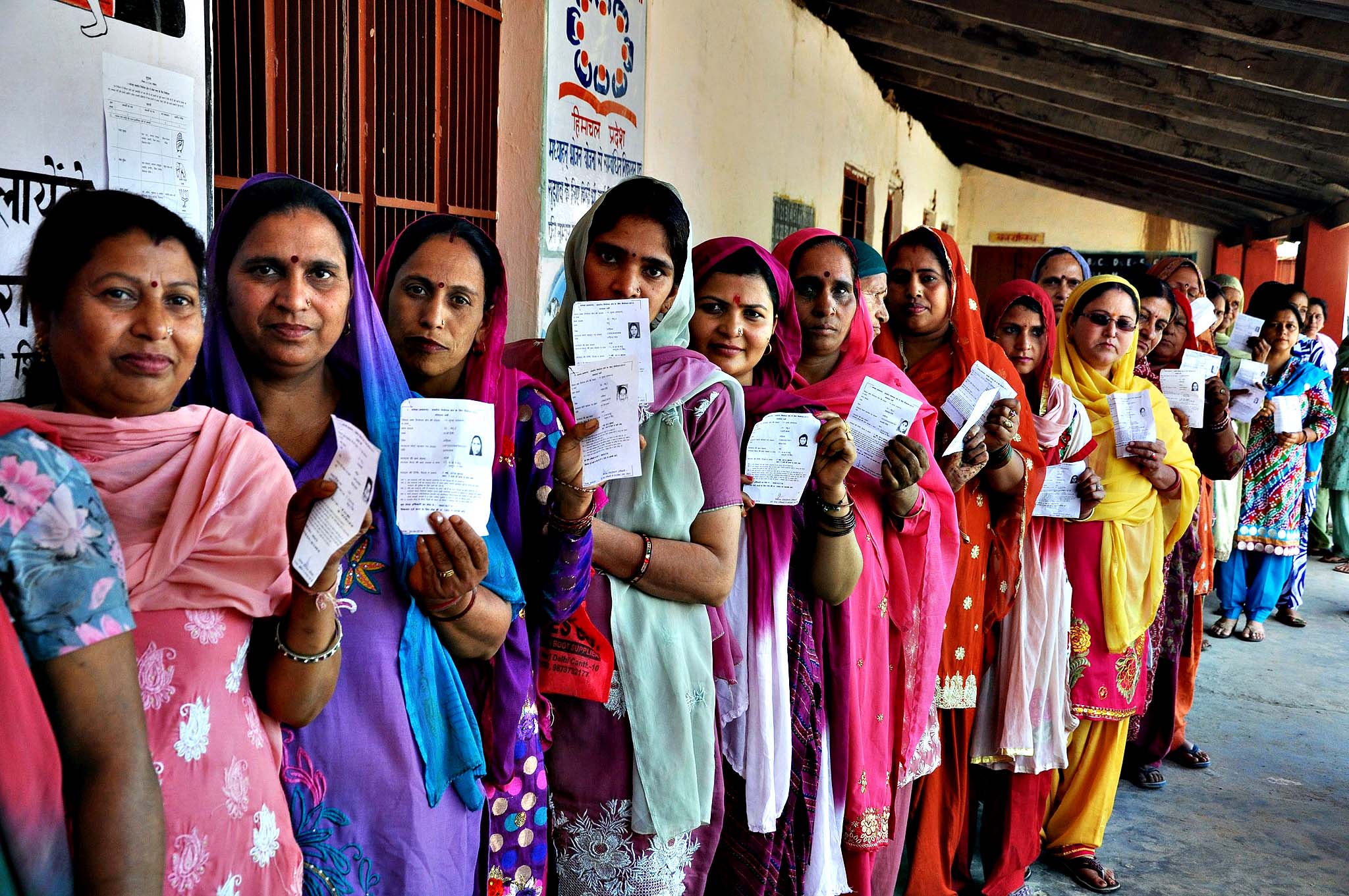 India polls: Around 61.12 percent voter turnout for second phase