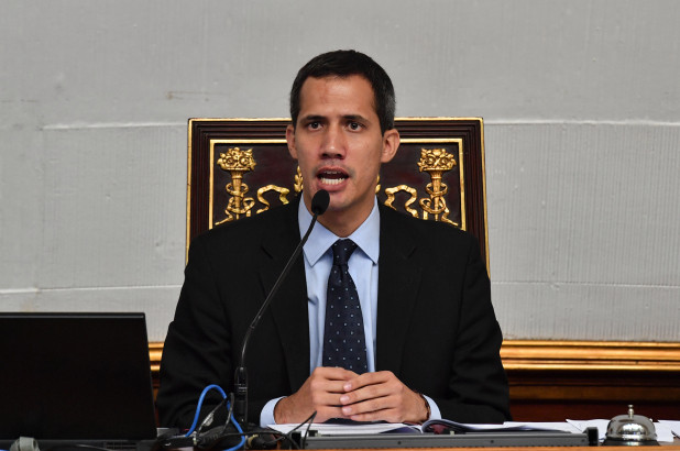 Venezuela’s opposition leader Juan Guido requests US military support