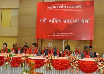 Prabhu Bank to distribute 8 percent bonus share