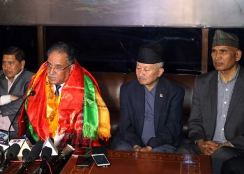“I was driven clandestinely from the airport”, says Dahal