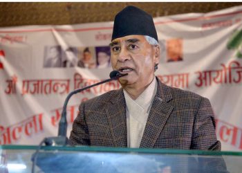 Will endeavor to consolidate party with New Year 2076: Deuba