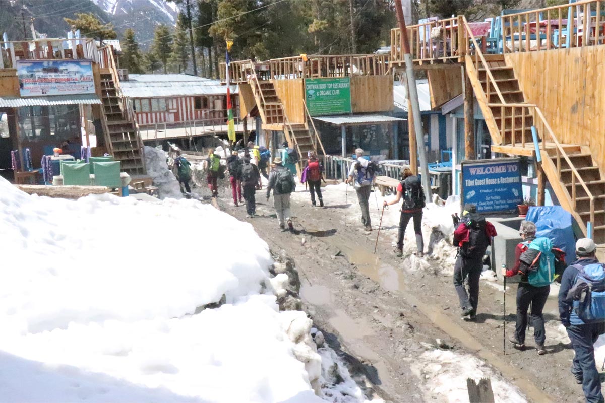 Manang attracts record number of foreign tourists post-Covid
