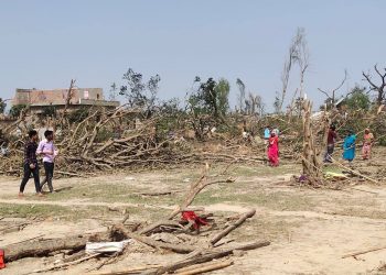 Photos depict aftermath of deadly windstorm in Bara, Parsa