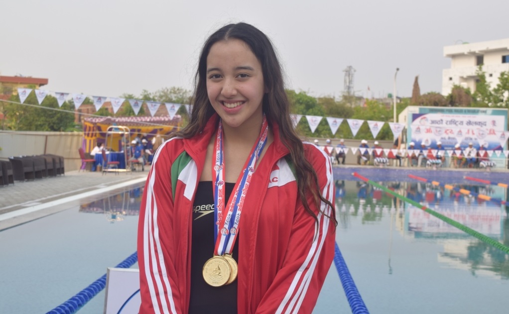 Gaurika wins three golds, sets another nat’l record