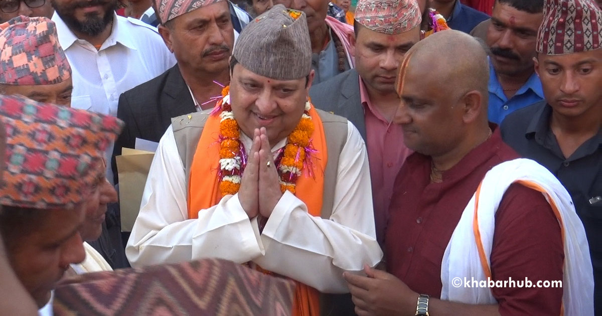 Former King Gyanendra proposes “cooperation between political parties and institution of monarchy”