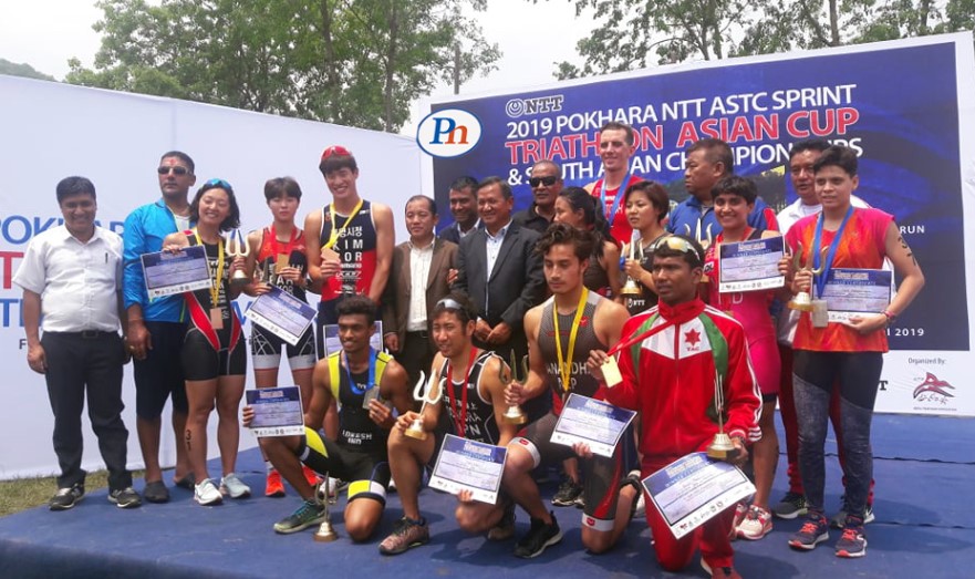 Japan’s Makoto wins Asian Cup Triathlon Championship