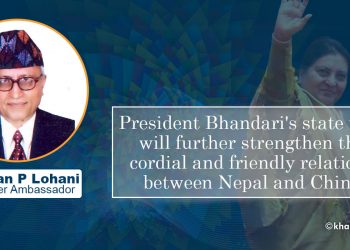 Significance of President Bhandari’s China visit
