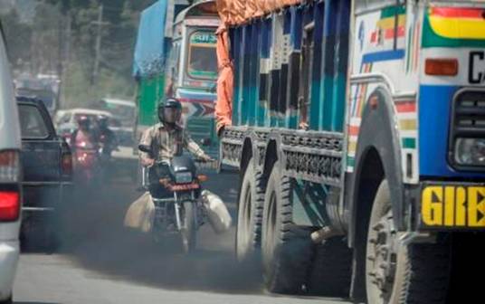 Most of vehicles in Kathmandu fail pollution standard test