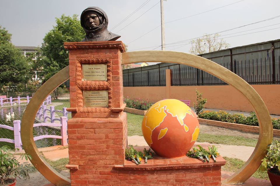 Bust of Yuri Gagarin, the first man in space,  unveiled in Kathmandu