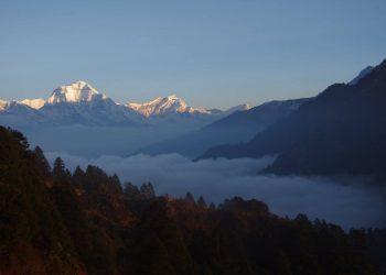 Trekking route on Mt. Annapurna foothills connecting Hidden Lake opened