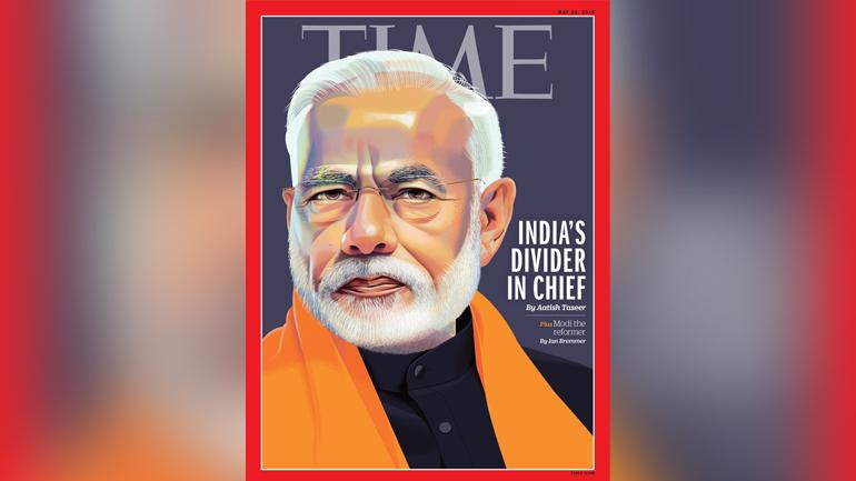 TIME magazine puts Modi on cover calling him ‘divider in chief’