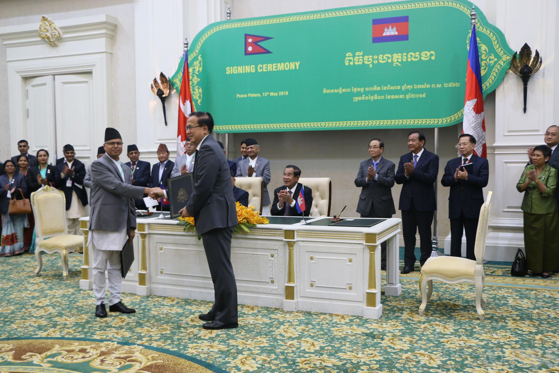Nepal, Cambodia sign Trade and Investment Framework