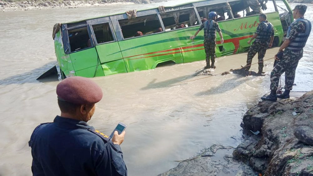 Update: At least five killed in Trishuli bus plunge