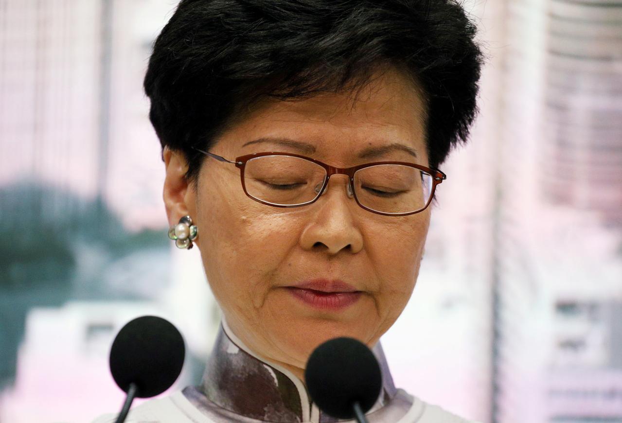 HK leader Lam says sorry again