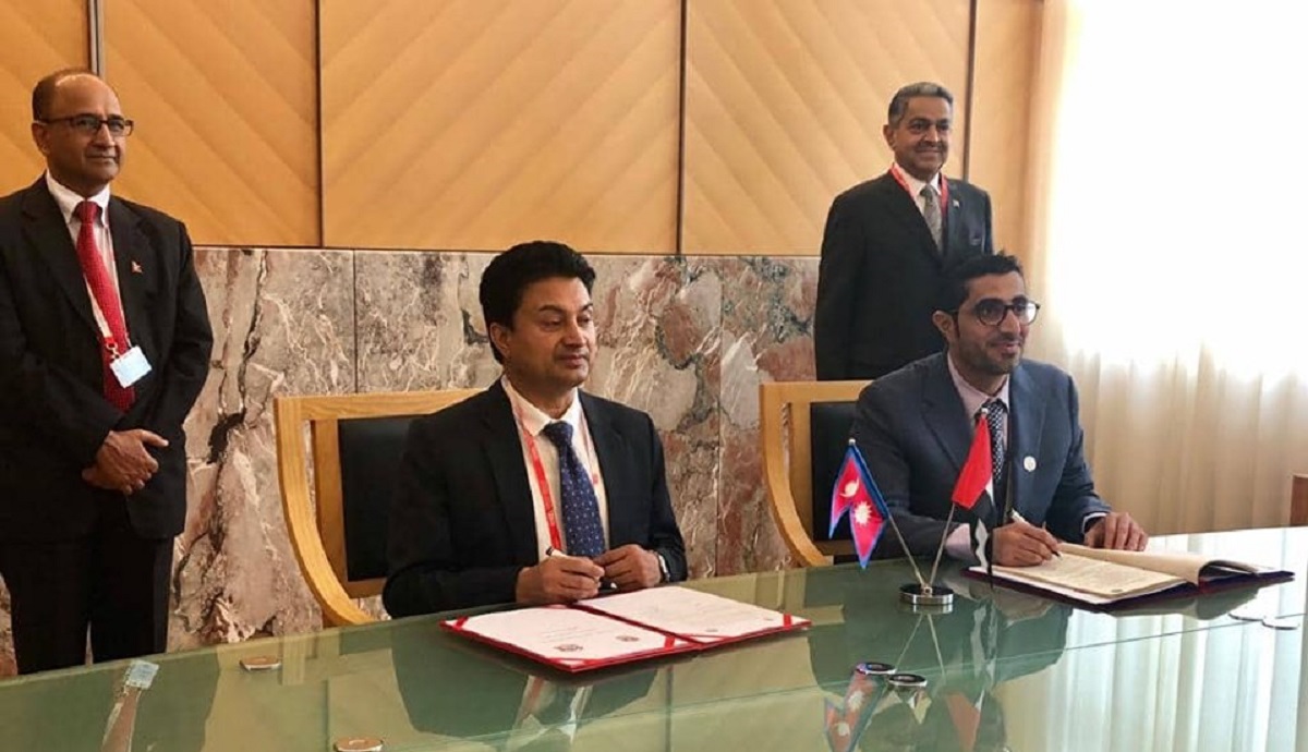 Nepal, UAE ink labor deal