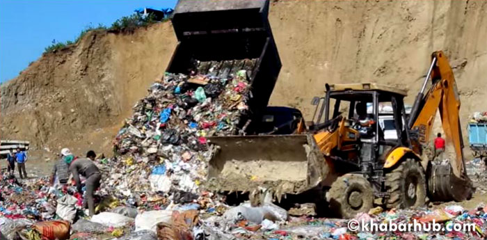 First ever landfill site under construction in Itahari