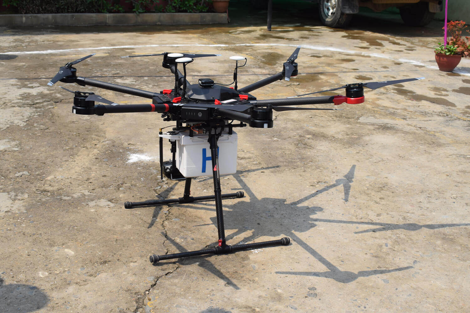 Drones used in Nepal to collect patients’ samples