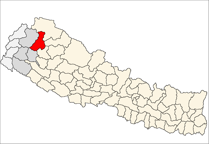 Bajura Map 