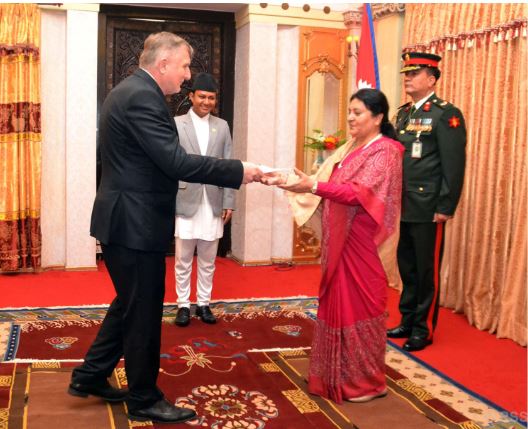 Four non-resident ambassadors present letter of credence