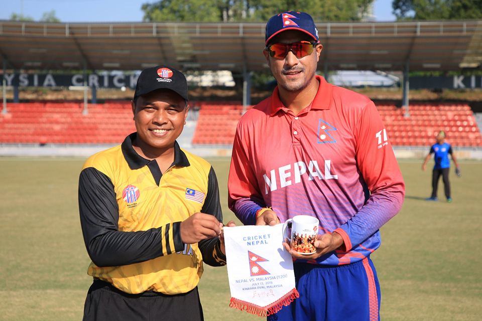 Bhandari’s half-century knock helps Nepal set 174-run target against Malaysia
