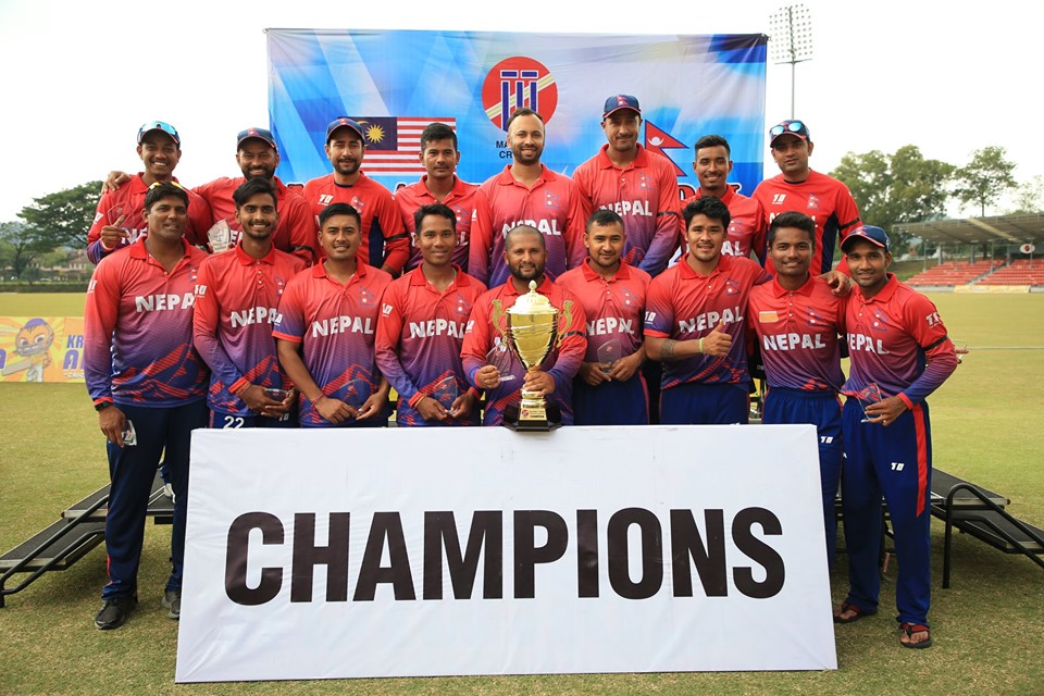 Nepal cricket team dedicates T20 series win to floods, landslides victims