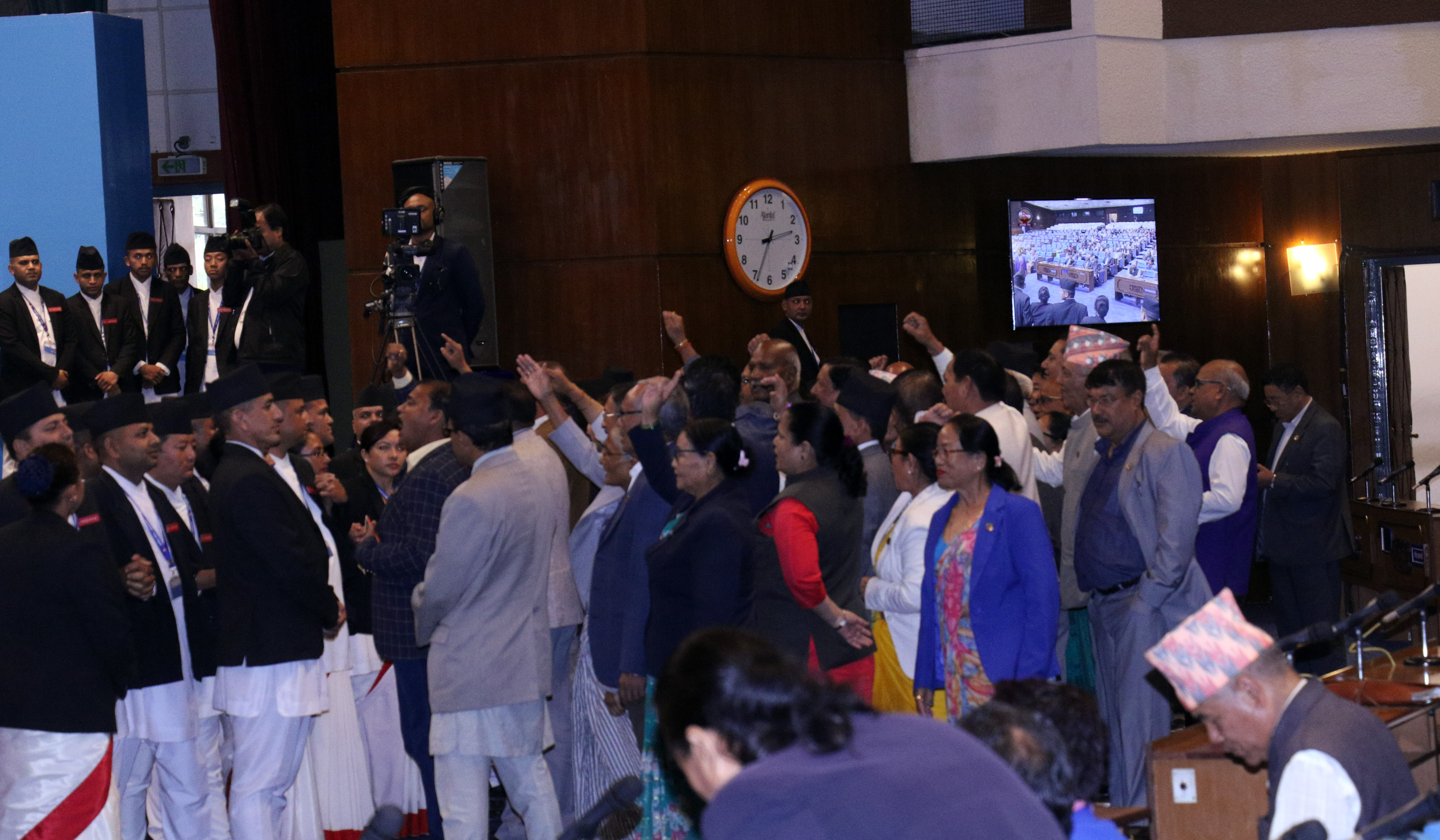 Nepali Congress lawmakers obstruct parliamentary session; House adjourned