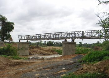 Construction of bailey bridge along Bheri corridor in final stage