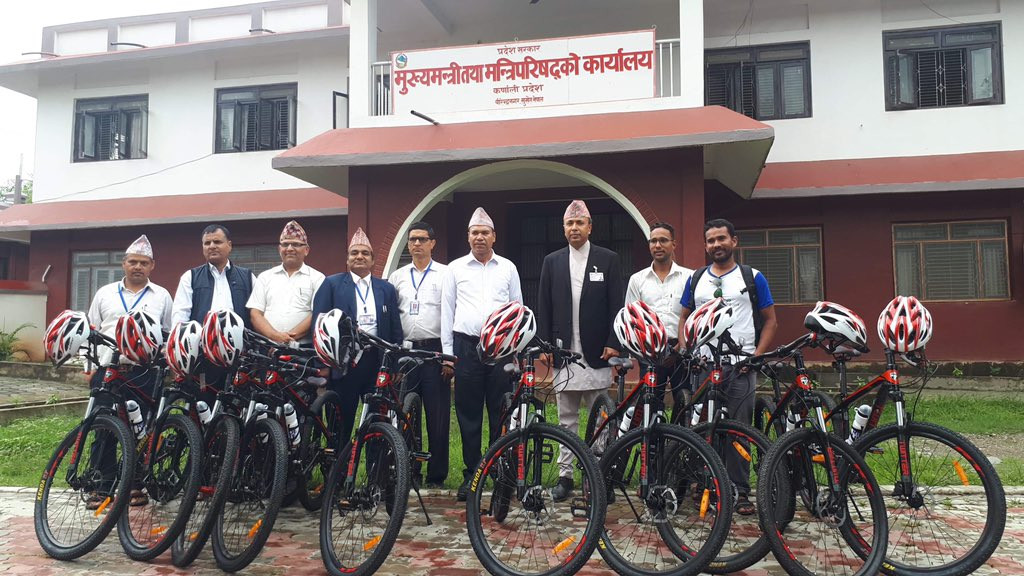 Cycle rally for tourism promotion