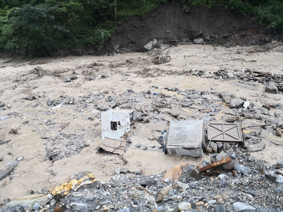 Four die in landslide in Lamjung; 15 missing
