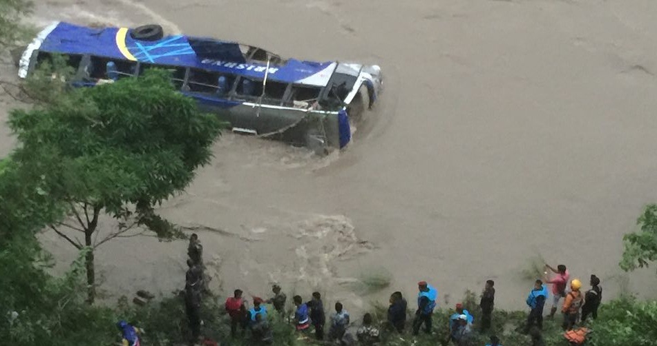 Death toll from Trishuli bus plunge reaches 5 - Khabarhub Khabarhub