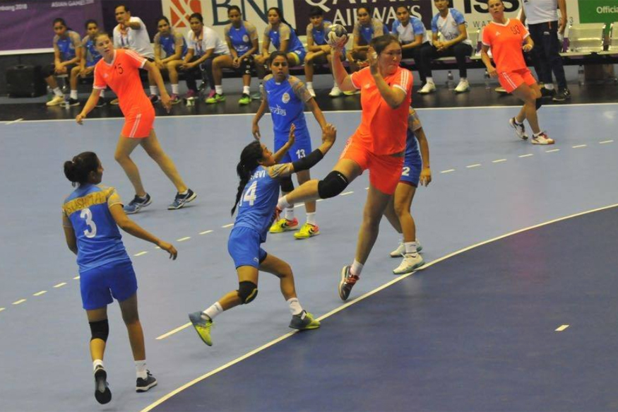 Nepal participating in Asian Youth Women Handball Championship