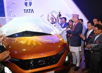 Finance Minister Khatiwada unveils Tata H5