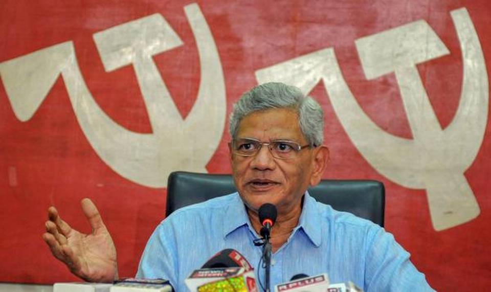 Indian Left leaders Sitaram Yechury, D. Raja detained at Srinagar airport
