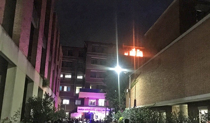 Fire breaks out at Teaching Hospital premises, contained
