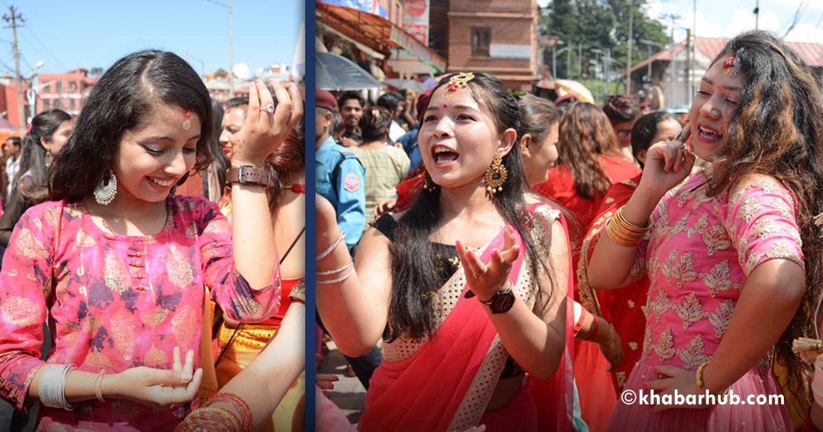 Teej festival being observed across the country (in pics)
