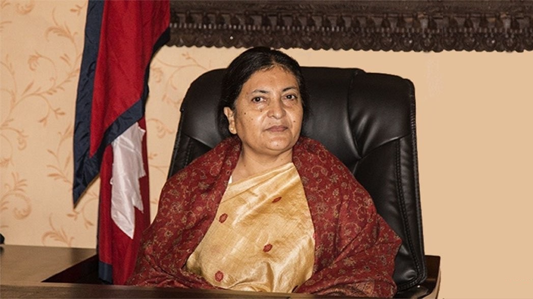 President Bhandari contributes two months’ salary in govt. fund