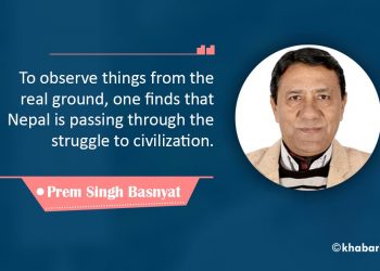 Nepal in its struggle to civilization