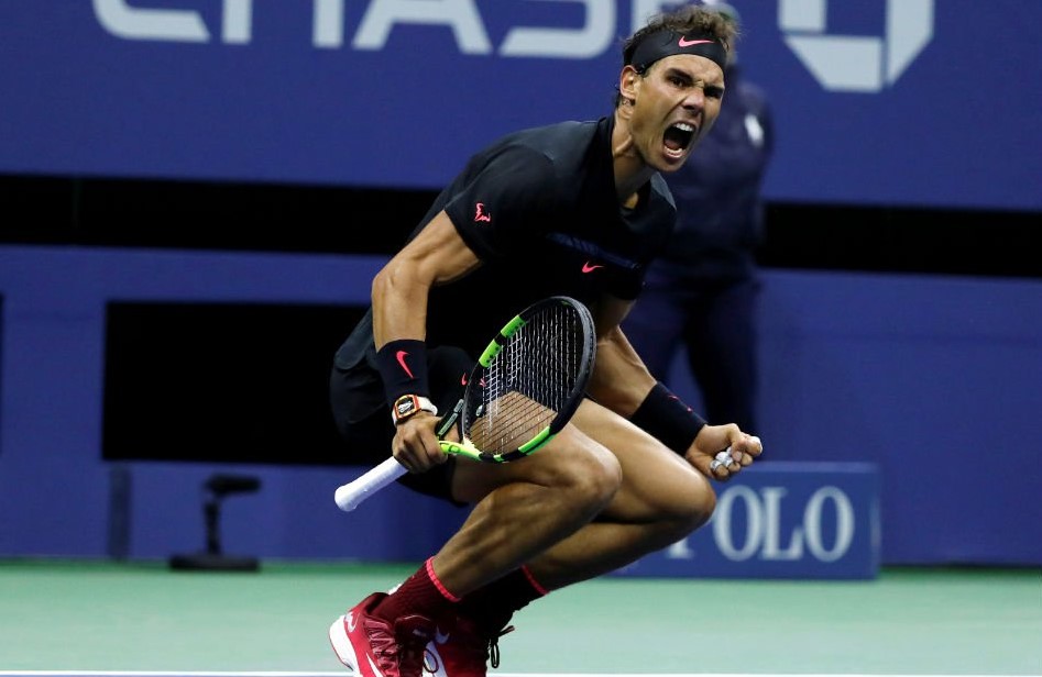 Nadal beats Fognini to reach 43rd Slam quarter-final