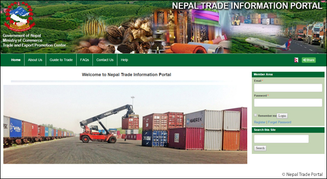 Government launches ‘Nepal Trade Information Portal’