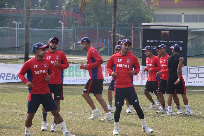 Nepal facing Netherlands in T20 series