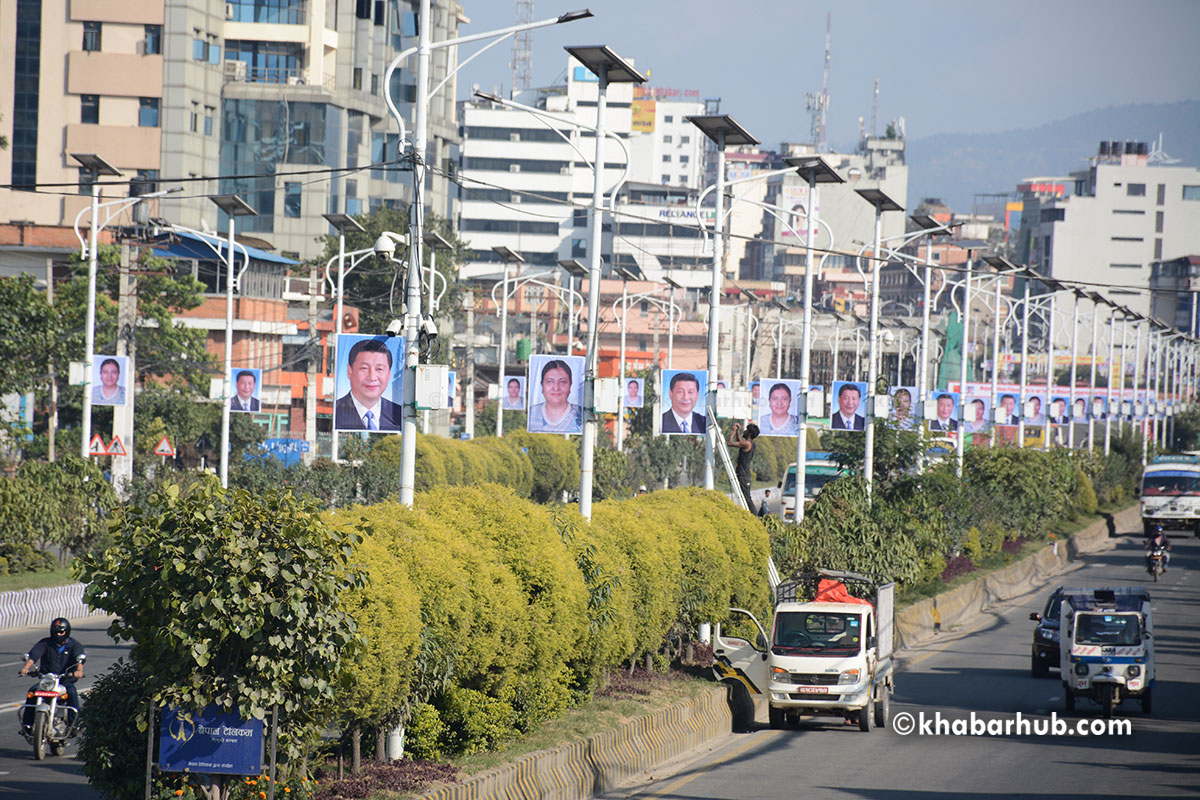 Chinese President Xi’s visit and beautified Kathmandu (Photo Feature)