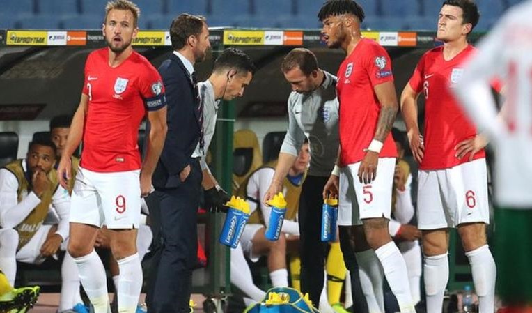 England thrashes Bulgaria in qualifier overshadowed by racism