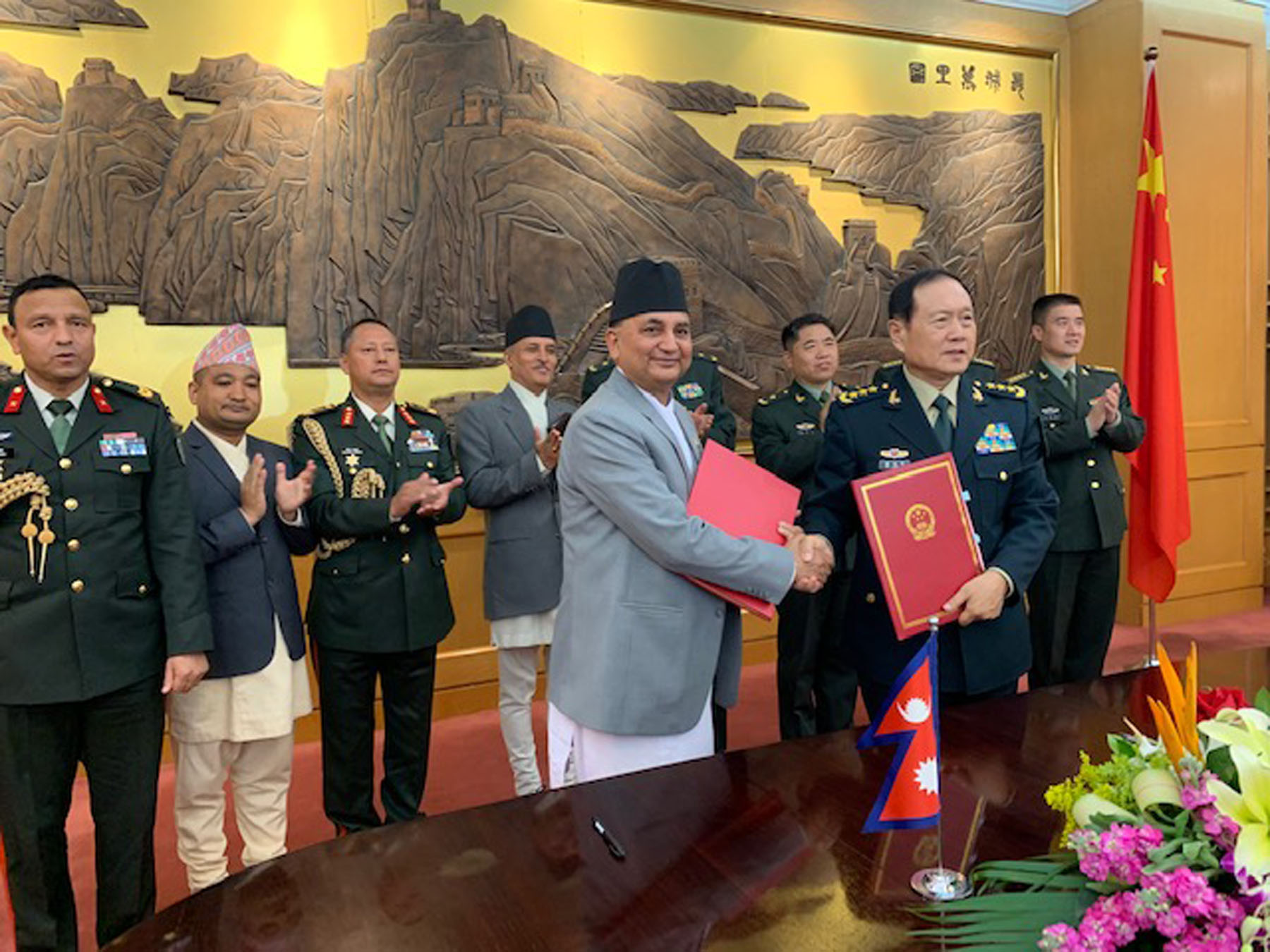 Nepal, China sign agreement on military aid worth NRs 2.5 billion