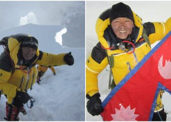 Jangbu adds another feather in his cap; ascends Mt Manaslu