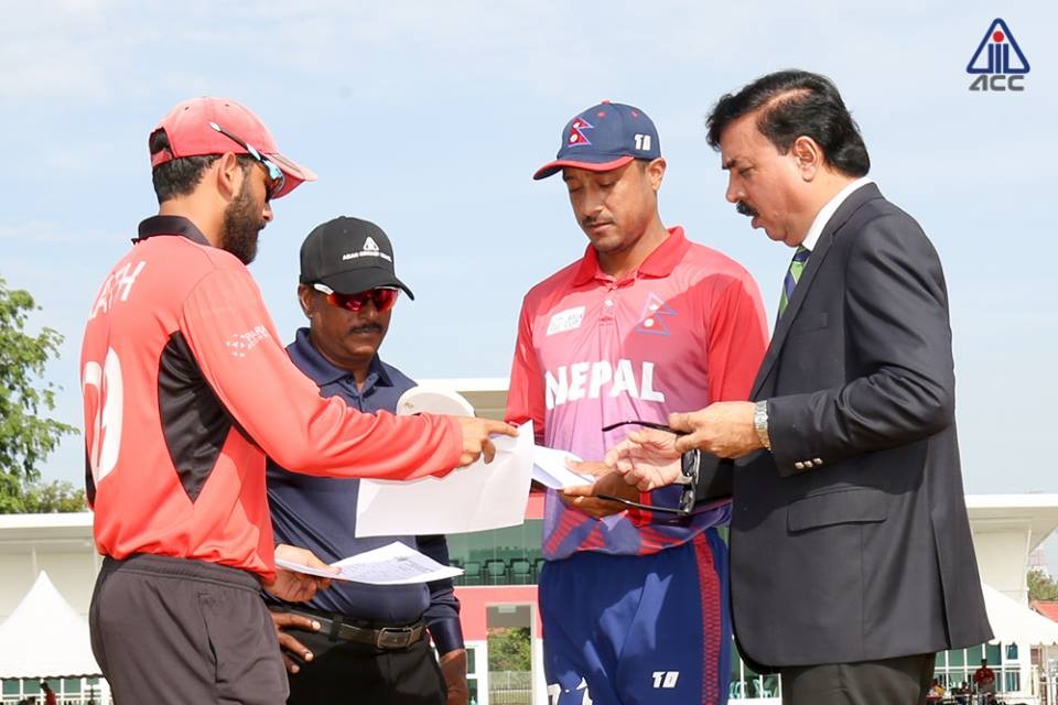 Nepal taking on Hong Kong today in T20 Series
