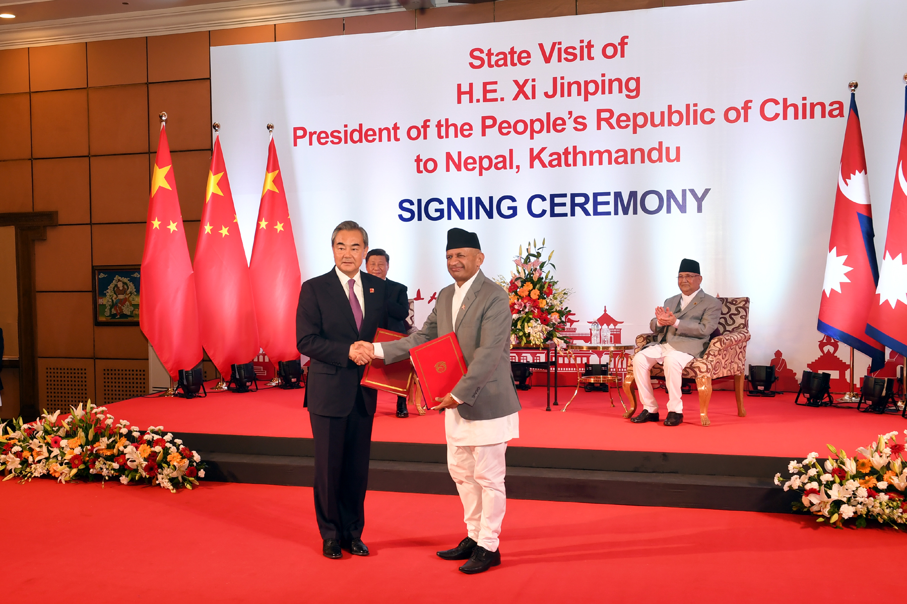 Nepal, China sign 20 cooperation deals