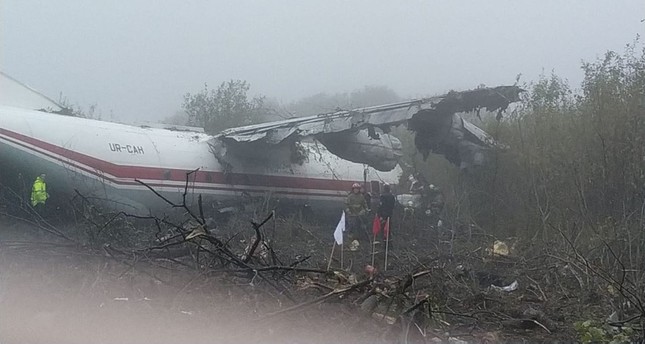 5 killed as cargo plane crashes in Ukraine